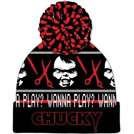 Chucky bonnet Pom-Pom  | 5056688575342