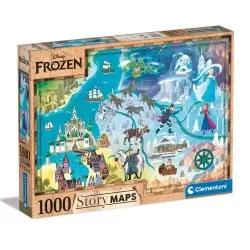 Disney Story Maps puzzle La Reine des neiges (1000 pièces)