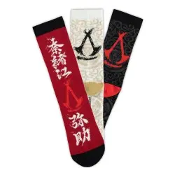 Assassin´s Creed Shadows pack 3 paires de chaussettes Crew 39-42