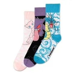 Pokémon pack 3 paires de chaussettes Crew 39-42