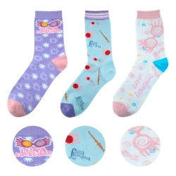 Harry Potter pack 3 paires de chaussettes Luna Lovegood