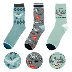 Harry Potter pack 3 paires de chaussettes Hedwig