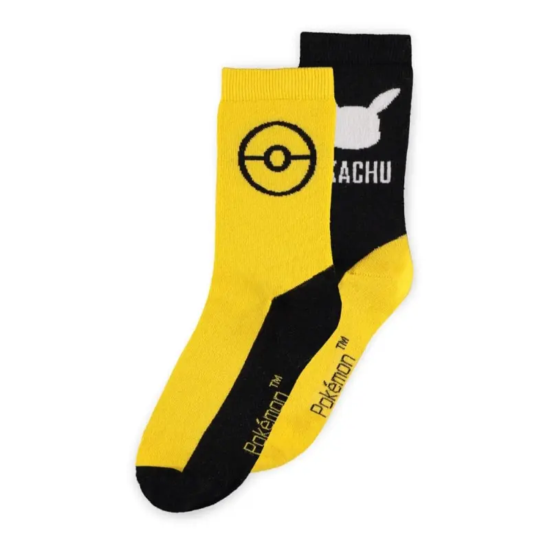 Pokemon pack 2 paires de chaussettes Pikachu 43-46 | 8718526190908