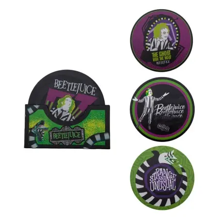 Beetlejuice pack 4 sous-verres  | 4895205619302