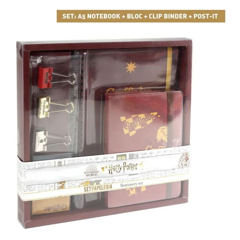 Harry Potter set papeterie Gryffindor | 8445484004953