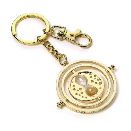 Harry Potter porte-clés Time Turner (plaqué argent) | 5055583411625