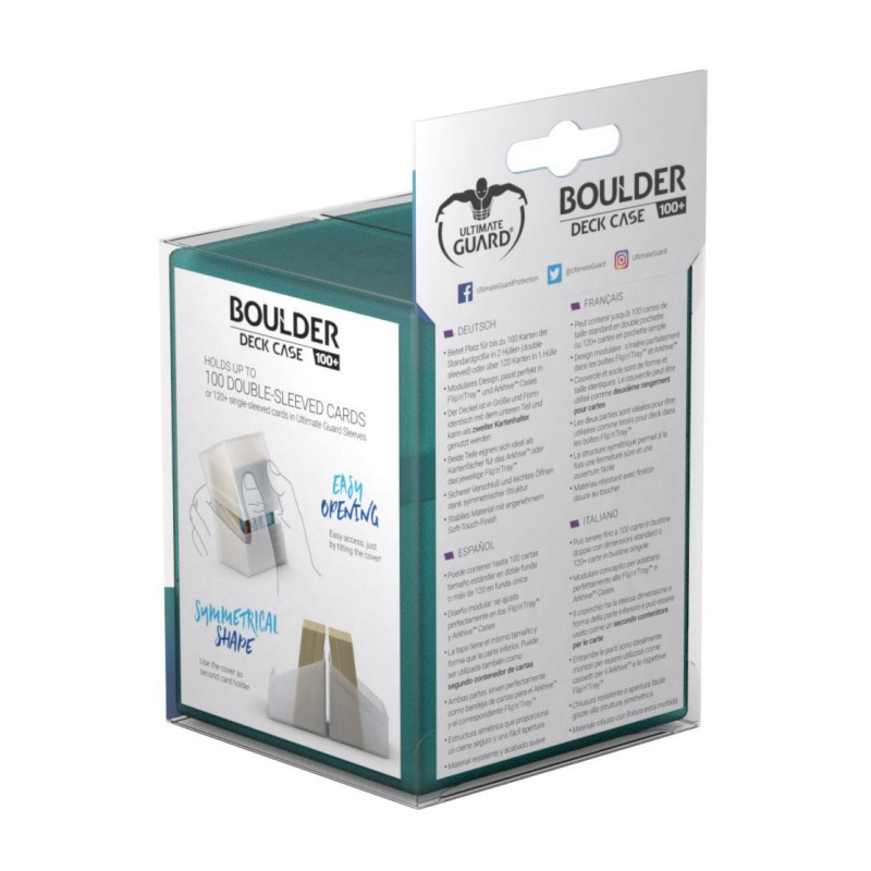 produit : Boulder Deck Case 100+ taille standard Malachite
marque : Ultimate Guard
