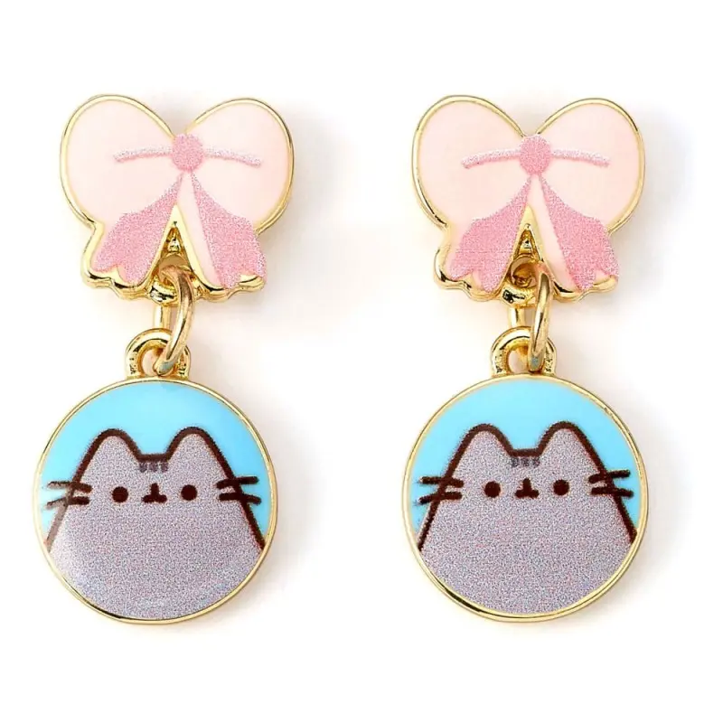 Pusheen boucles d´oreilles Drop Pink Bows | 5055583453342