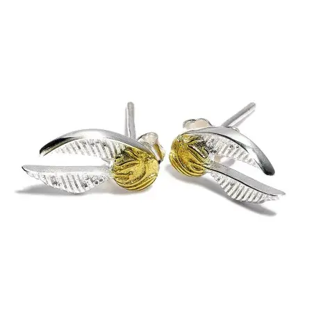 Harry Potter boucles d'oreille Golden Snitch (plaquées argent) | 5055583414817