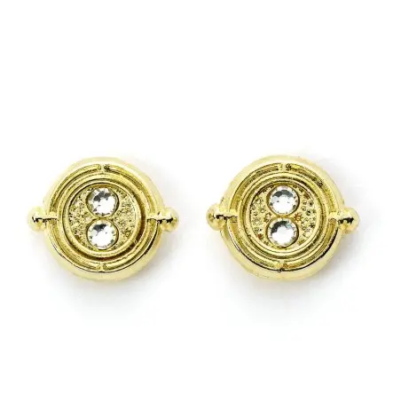Harry Potter boucles d'oreille Time Turner (plaquées or) | 5055583427237