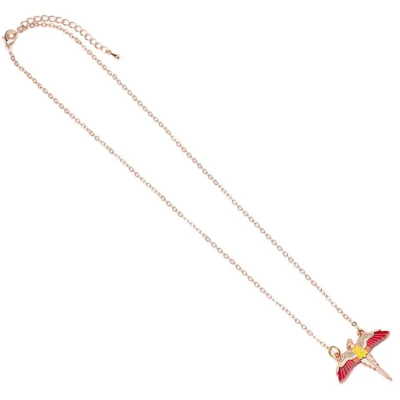 Harry Potter collier argent Fawkes (Plaqué or) | 5055583441035