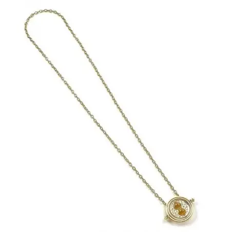 Harry Potter pendentif et collier Spinning Time Turner (plaqué or) | 5055583411618