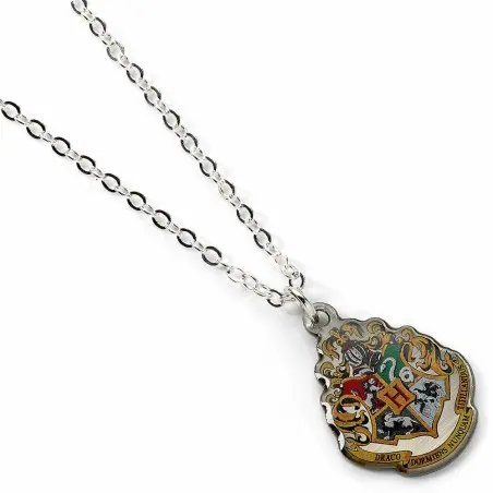 Harry Potter pendentif et collier plaqués argent Hogwarts | 5055583441875
