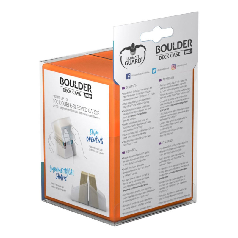 Product: Boulder Deck Case 100+ Standard Size Poppy Topaz
Brand: Ultimate Guard