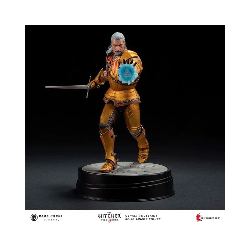 The Witcher 3 statuette PVC Geralt Toussaint Relic Armor 20 cm | 0761568010473