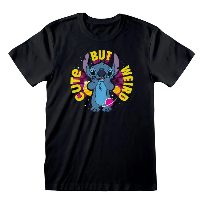 Lilo & Stitch T-Shirt Cute But Weird (XL) | 5056688581381