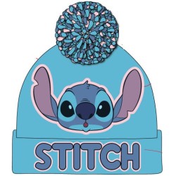 Lilo & Stitch bonnet Pom-Pom Light Blue