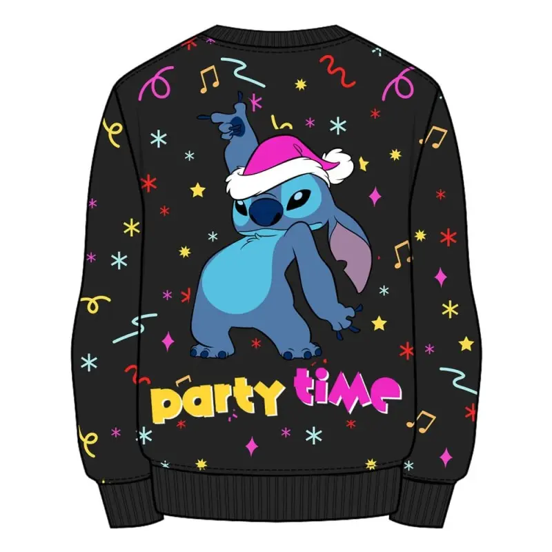 Lilo & Stitch Sweatshirt Jumper Stitch Party Time (L) | 5056688594695