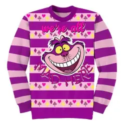 Disney Sweatshirt Jumper Alice au Pays des Merveilles All Mad Here (M) | 5056688594886