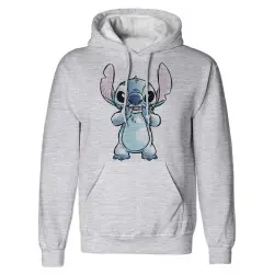 Lilo & Stitch sweater à capuche Hands On Face Sketched  (M) | 5056688588991