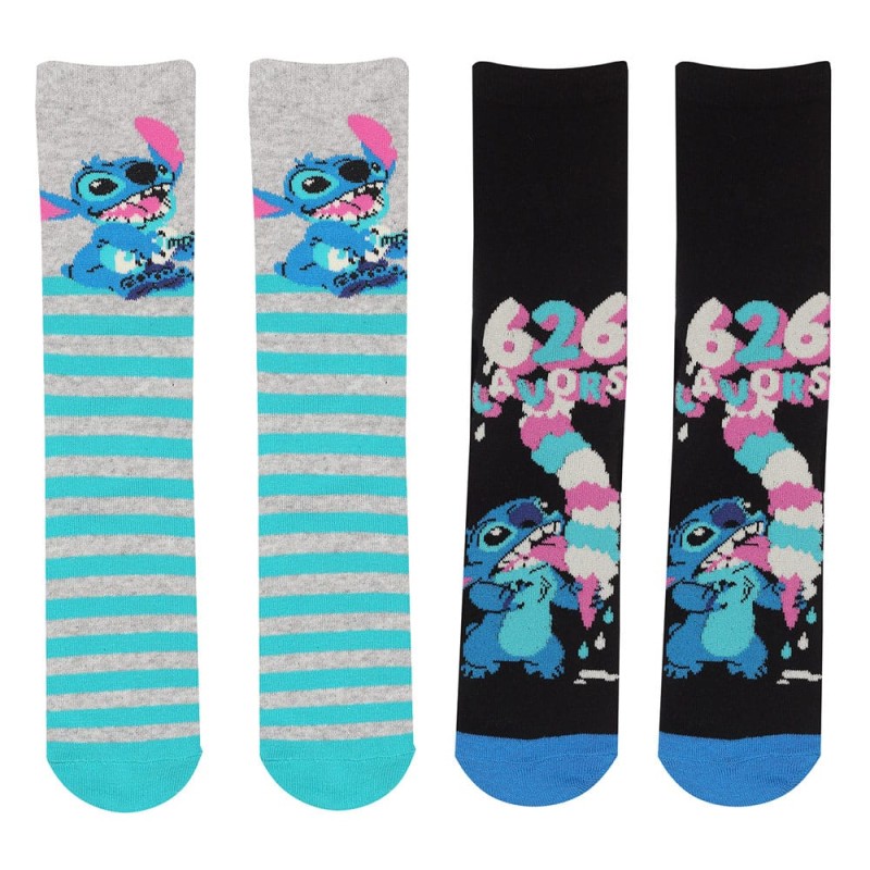 Lilo & Stitch pack 2 chaussettes Stitch S-M   | 5056688584641