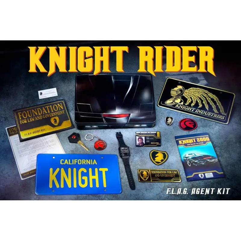 Knight Rider coffret cadeau F.L.A.G Agent Kit | 8437017951681