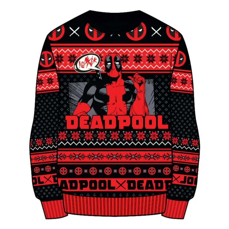 Deadpool Sweatshirt Jumper Show Off (XL) | 5056688594855