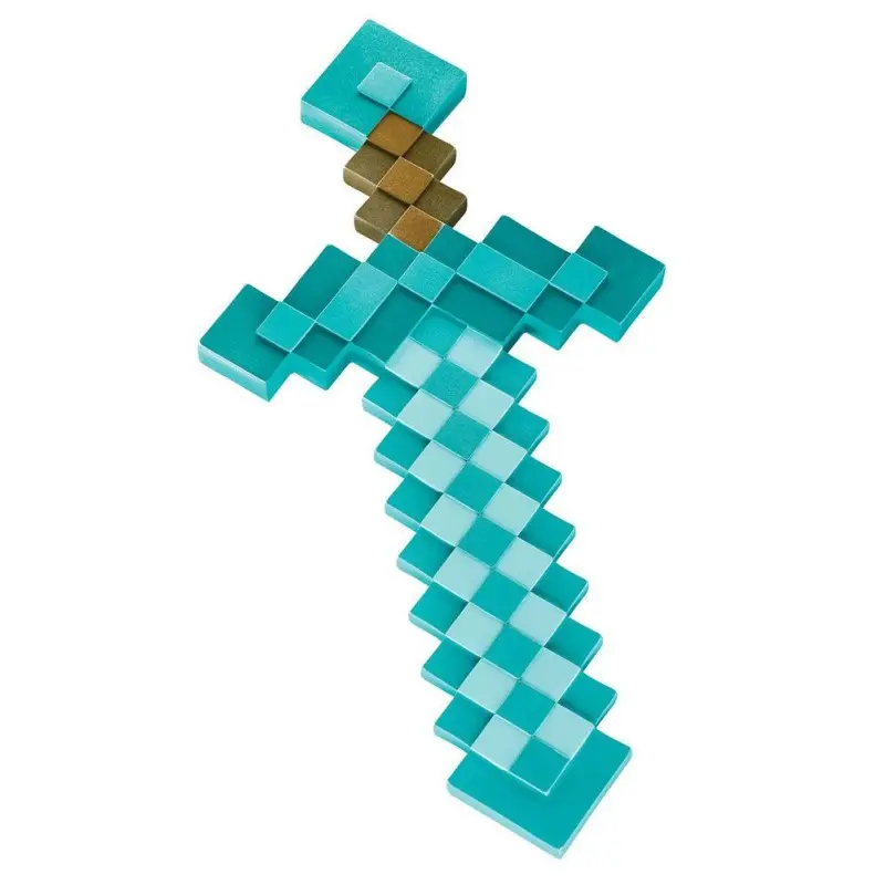 Minecraft réplique plastique Diamond Sword 51 cm | 0039897656847