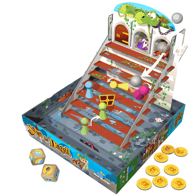 Spel: Red de draak
Uitgever: Blue Orange
Engelse versie