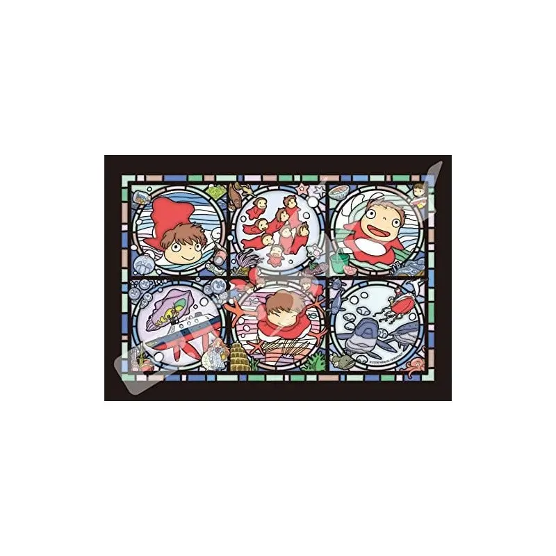 Ponyo puzzle Stained Glass Ponyos everywhere (208 pièces) | 4970381188306