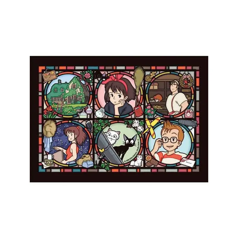 Kiki la petite sorcière puzzle Stained Glass Characters Gallery (208 pièces) | 4970381192747