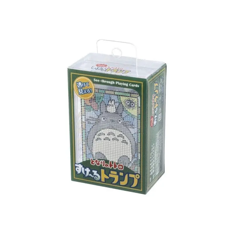 Mon voisin Totoro jeu de cartes à jouer Transparent Totoro  | 4970381496029