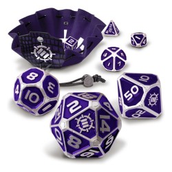 Enhance Tabletop Series Métal RPG Set de cubes Purple (7)