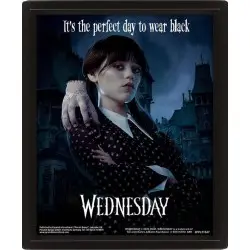 Wednesday poster encadré effet 3D Perfect Day 26 x 20 cm | 5050574038041