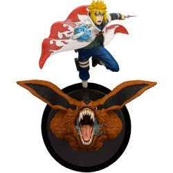 Naruto Shippuden statuette PVC 1/8 Minato Namikaze Vs Nine Tailed Fox 41 cm