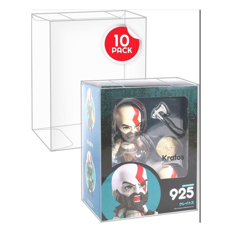 Pack 10 boîtes de protection en PET pour figurines Nendoroid 