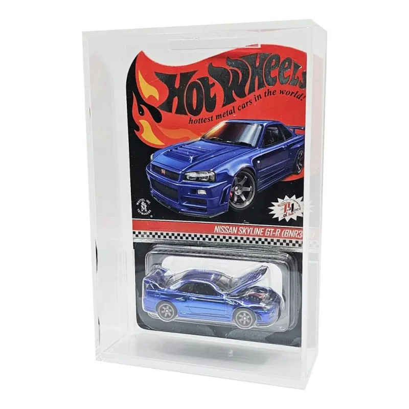 Hot Wheels pack 2 boîtes de protection en acrylique pour Mainline  | 3701492108225