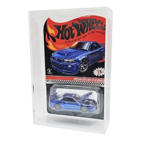 Hot Wheels pack 2 boîtes de protection en acrylique pour Mainline  | 3701492108225