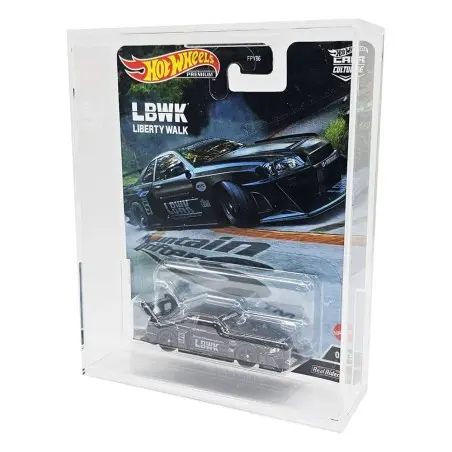 Hot Wheels pack 2 boîtes de protection en acrylique pour Premium | 3701492108232