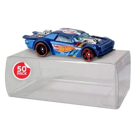 Hot Wheels pack 50 boîtes de protection en PET pour Matchbox Cars | 3760265299522