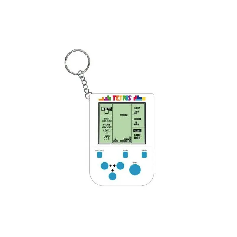 Tetris console de jeu portable avec porte-clés Mini Retro | 5060949244991