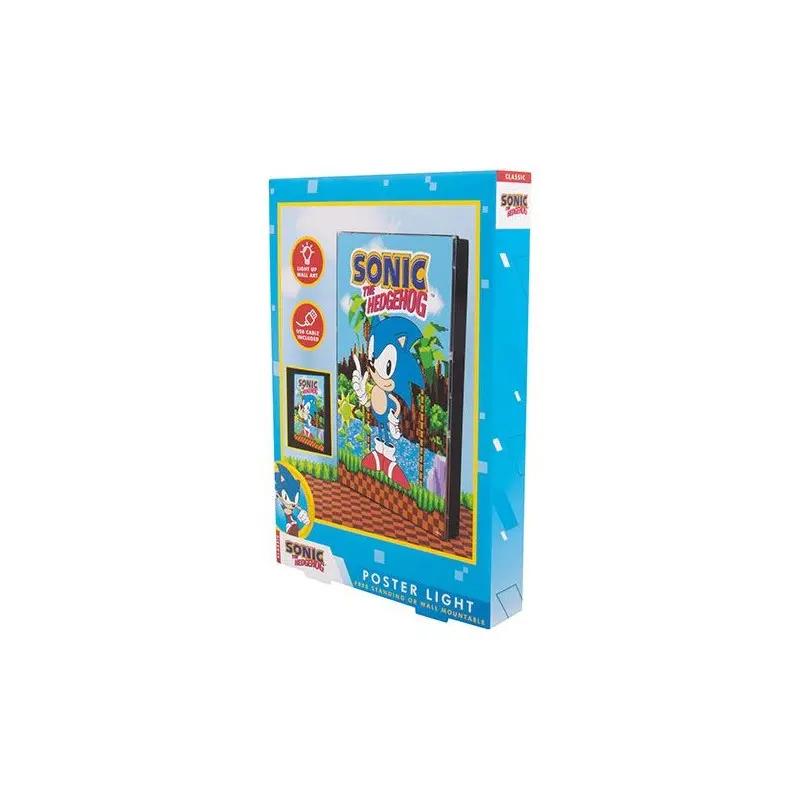Sonic Poster avec fonction lumineuse | 5060897226292