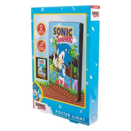 Sonic Poster avec fonction lumineuse | 5060897226292