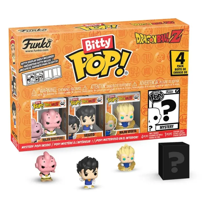 Dragon Ball pack 4 figurines Bitty POP! Vinyl Series 3 2,5 cm | 0889698730259