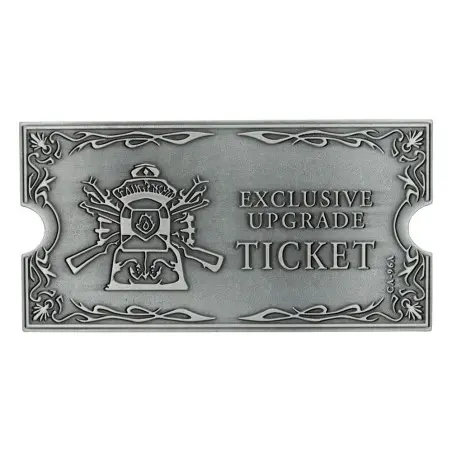 Resident Evil 4 réplique 1/1 Metal Exclusive Upgrade Ticket | 5060948294676