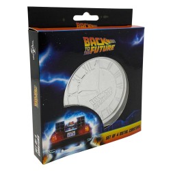 Retour vers le Futur pack 4 sous-verres 
