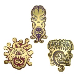 Dungeons & Dragons set 3 pin's 50th Anniversary