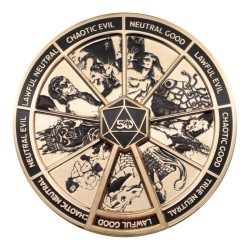 Dungeons & Dragons pin Alignment Spinner Coloured Limited Edition