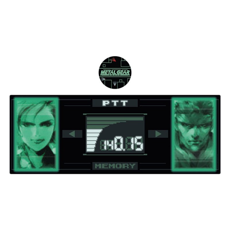 Metal Gear Solid set sous-mains revêtu & sous-verre Solid Snake x Raiden Limited Edition