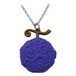 One Piece pendentif et collier Gum Gum Fruit